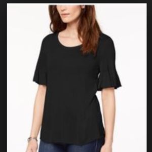 Style & Co Scoop-Neck Bell-Sleeve Sweater NEW